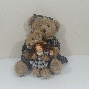 Dillard's Noble Excellence Teddy Bear 16in Plush Stuffed Toy Doll Dress